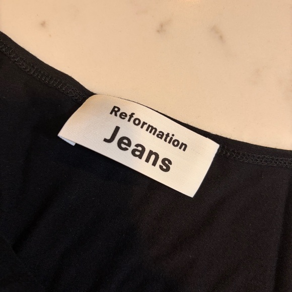 Reformation Rue Black Knit Maxi Dress - Picture 6 of 7